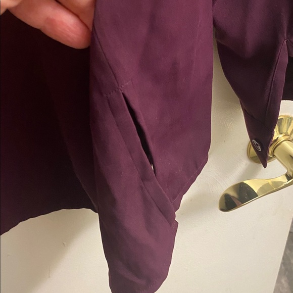 Sears Ladies Deep Purple Blouse - Picture 6 of 6